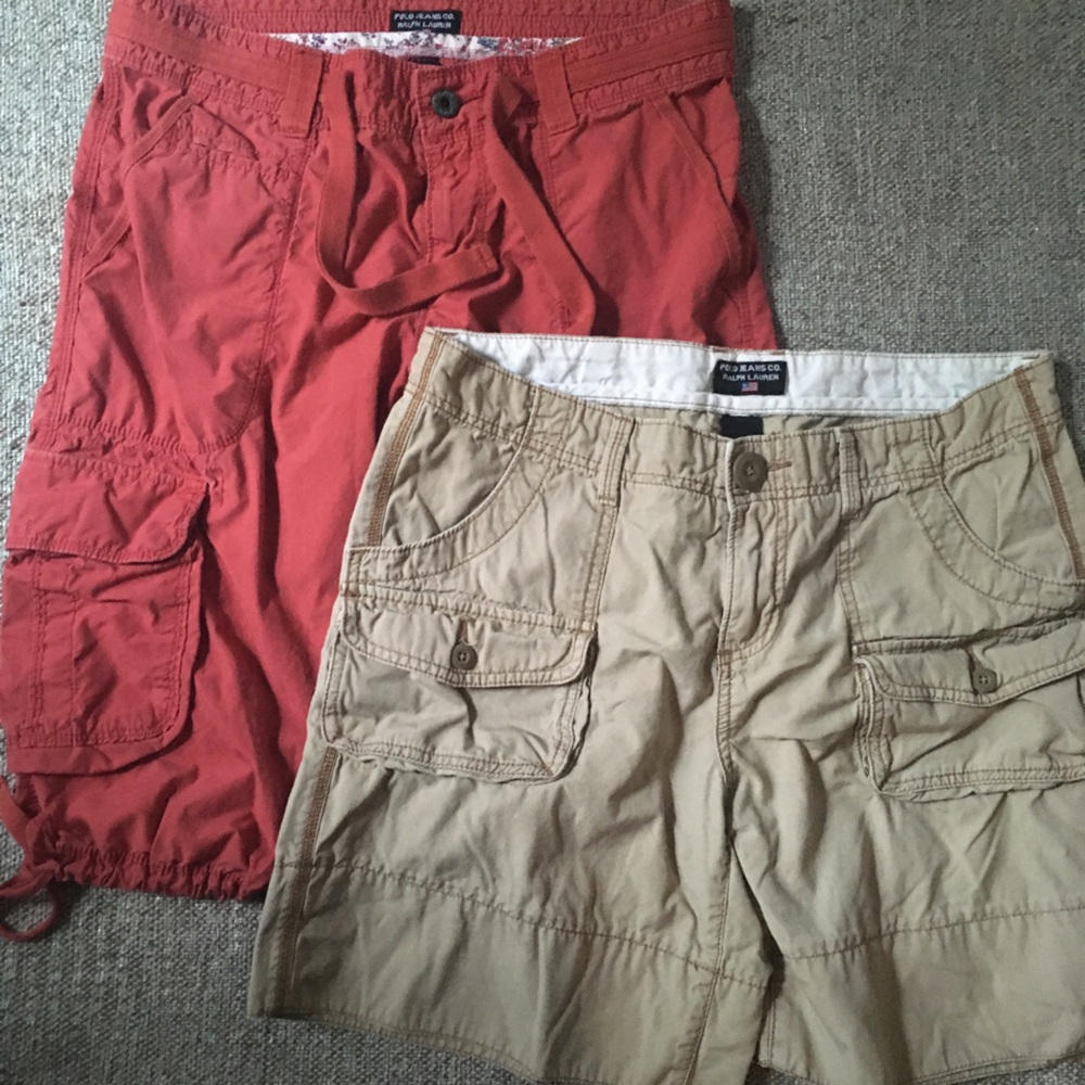 2 Pairs of Polo Cargo Shorts